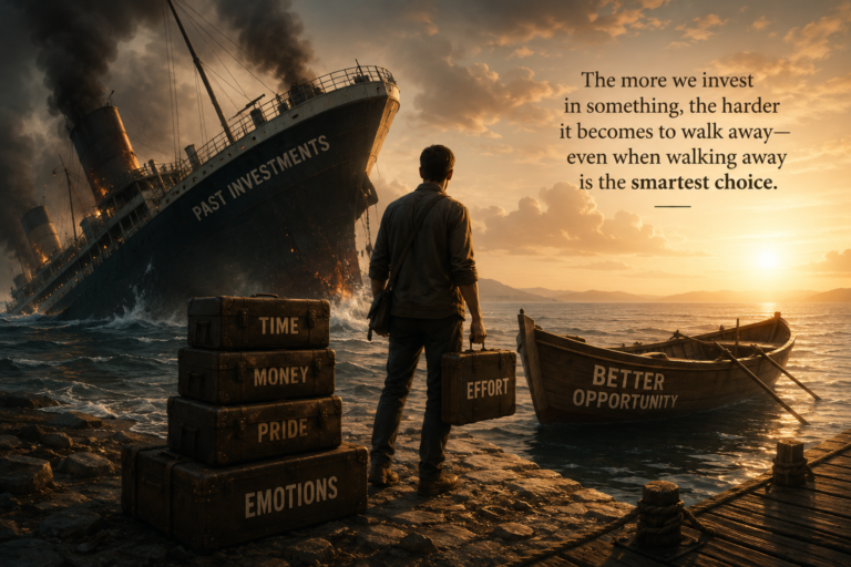 Sunk Cost Fallacy Explained Simply: Why Letting Go Can Be the Smartest Decision